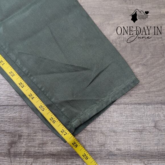 Adriano Goldschmied Pull On Coated Ankle Pants Size 27 (4) - Picture 5 of 6